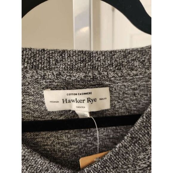 Hawker & Rye Men's 95/5 Cotton Cashmere Cotton Crewneck Sweater - XXL - Picture 3 of 5